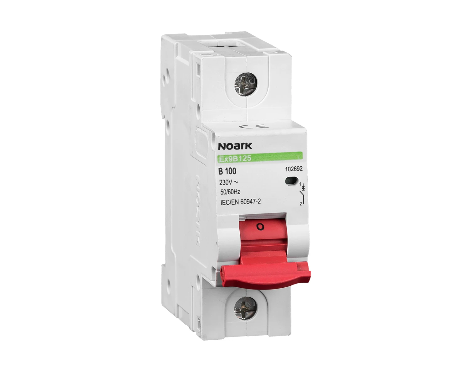 Intrerupator automat 25A 1P Curba D 25kA - Noark Ex9B125 102706