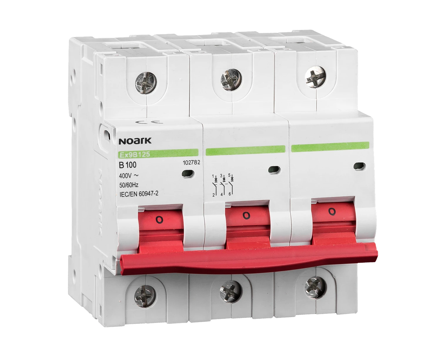 Intrerupator automat 63A 3P Curba C 25kA - Noark Ex9B125 102790
