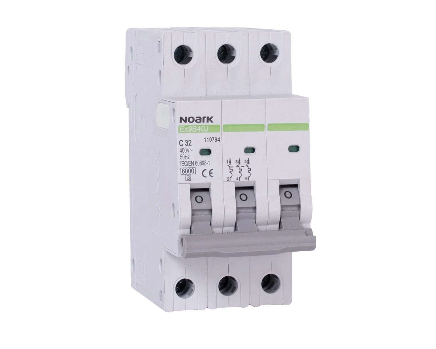 Siguranta automata 20A 3P Curba C 6kA - Noark Ex9B40J 110792