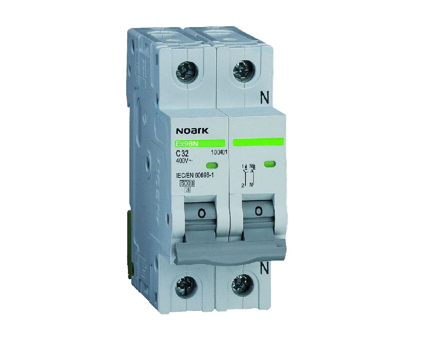 Siguranta automata 20A 1P+N Curba C 6kA - Noark Ex9BN 100114