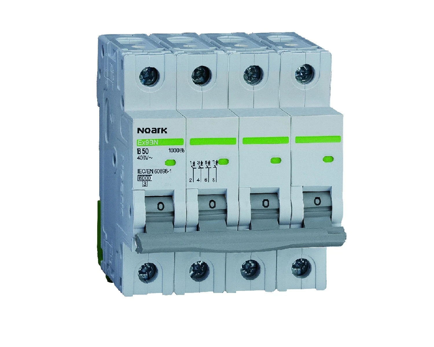 Siguranta automata 10A 4P Curba B 6kA - Noark Ex9BN 100081