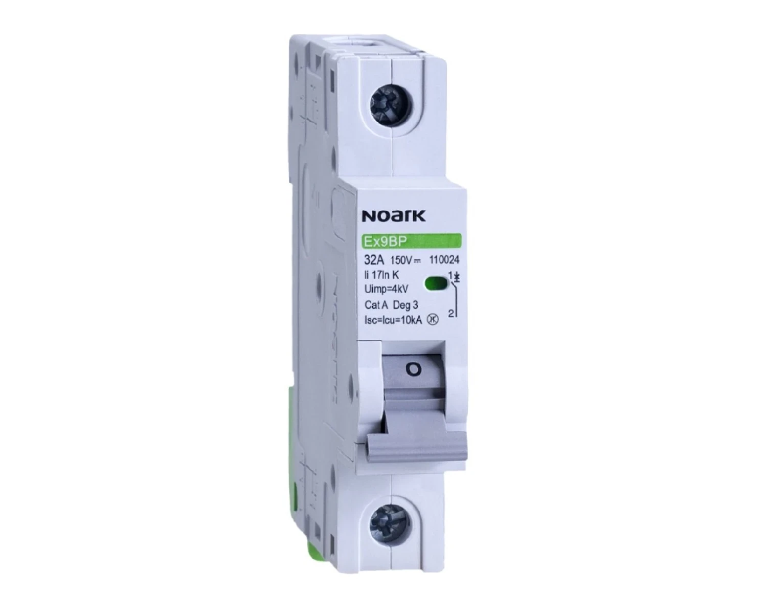 Intrerupator automat DC 10A 1P Curba C 10kA 150V - Noark Ex9BP 109967 pentru aplicatii fotovoltaice