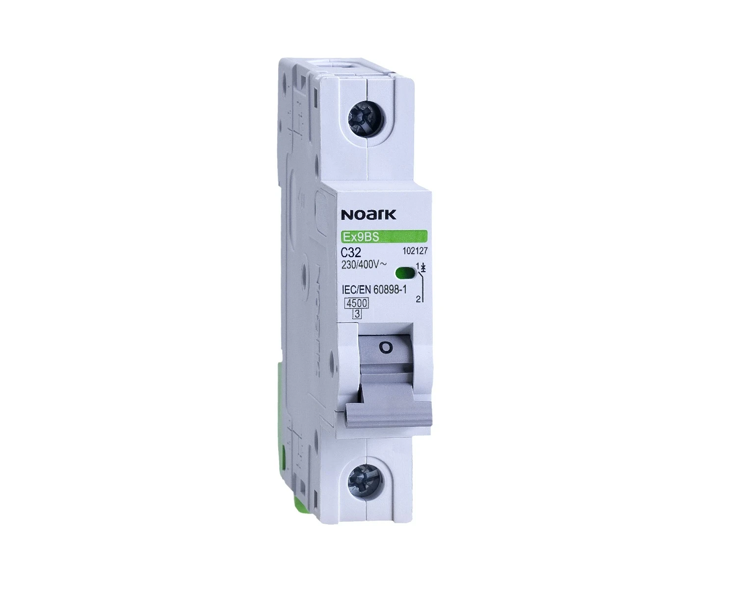 Siguranta electrica modulara 32A 1P+N Curba D 4.5kA - Noark Ex9BS 102232