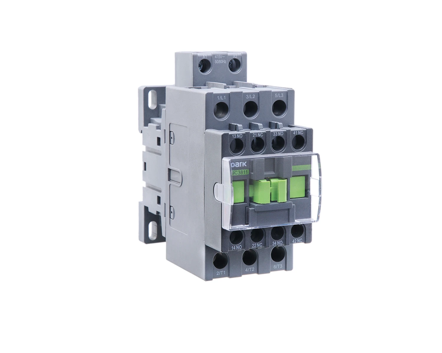 Contactor 3P (3ND) 38A AC-3 tensiune bobina 127V AC aux 2 NC + 2 NO - Noark Ex9C38 101238