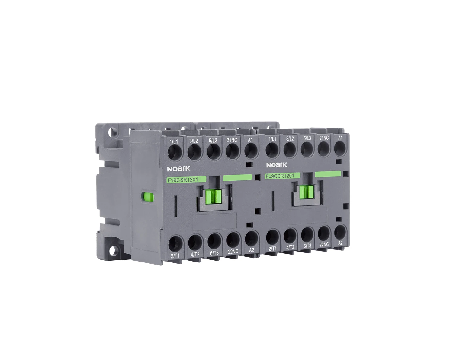 Mini-Contactor inversor 4P (4ND) 12A AC-3 tensiune bobina 110V AC - Noark Ex9CSR12 104647