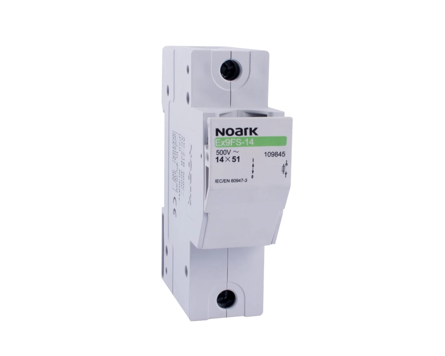 Separator de sarcina cu fuzibil 63A 2P 14X51mm fara indicator ardere fuzibil - Noark - Ex9FS-14 - 115551