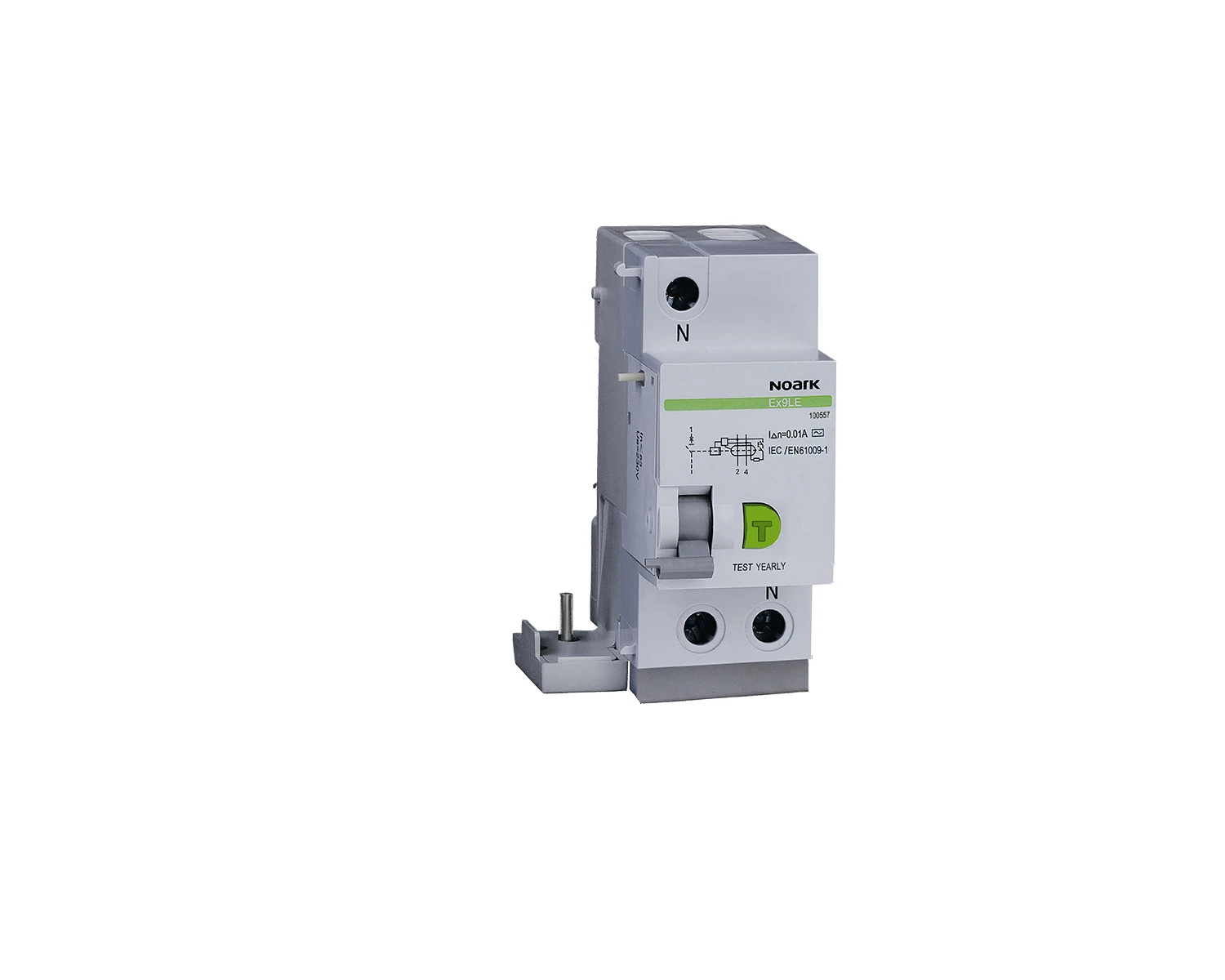Bloc diferential RCD 40A, 1P+N, 300mA, 10kA, tip AC - Noark Ex9LE, 100587