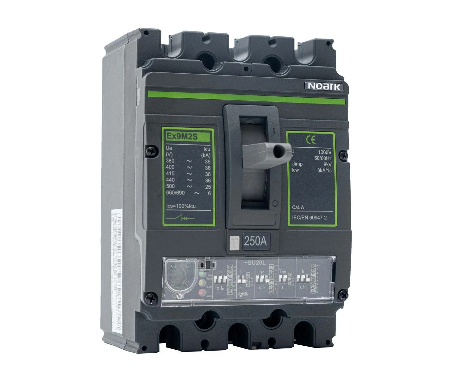 Intrerupator USOL 32A AC 3P 70kA Bloc declansator electronic (DIP) SU20L  cadru M2  - Noark Ex9M2Q 111197
