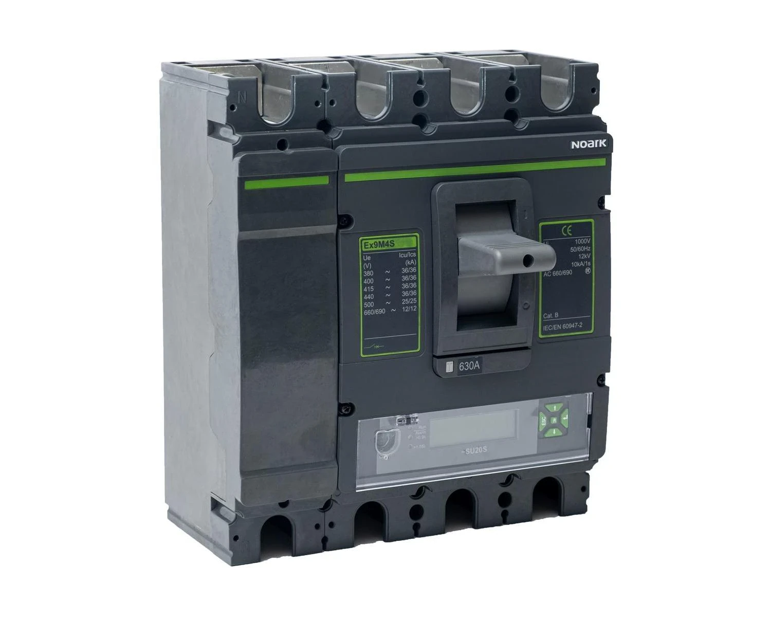 Intrerupator USOL 800A AC 4P 36kA Unitate de declansare electronica LCD SU20S  cadru M5  - Noark Ex9M5S 111368