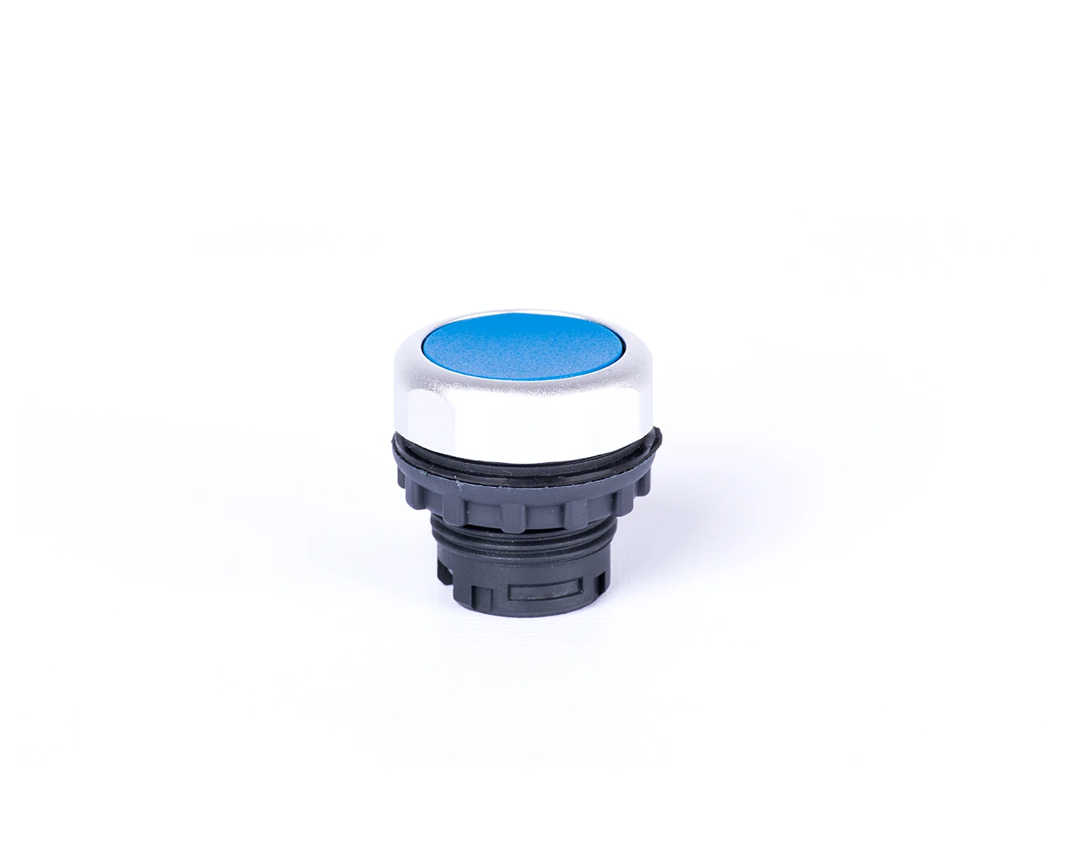 Buton plat cu revenire fara inscripţionare albastru Ex9P1 F b - Noark - 105617