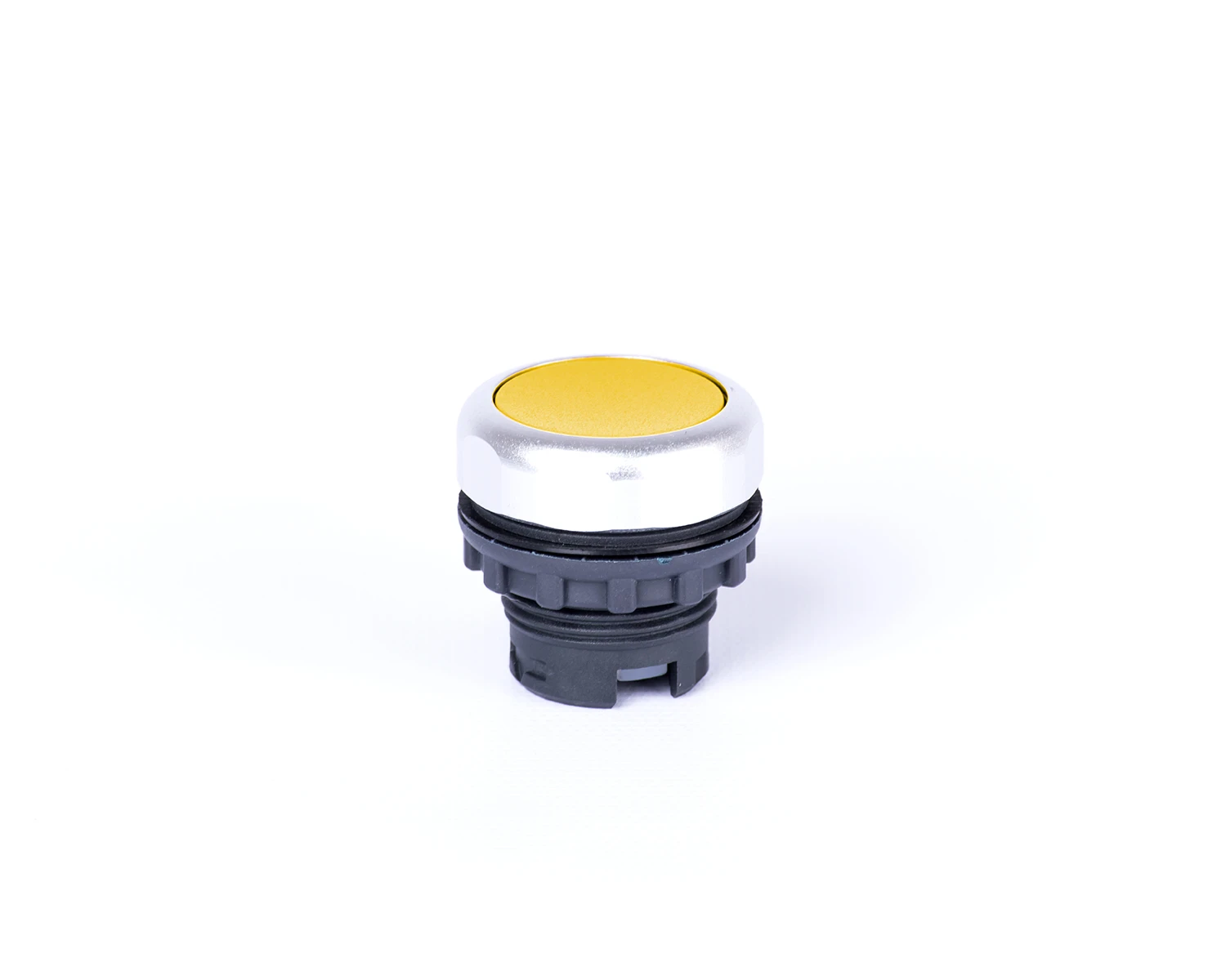 Buton plat cu revenire fara inscripţionare galben Ex9P1 F y - Noark - 105616