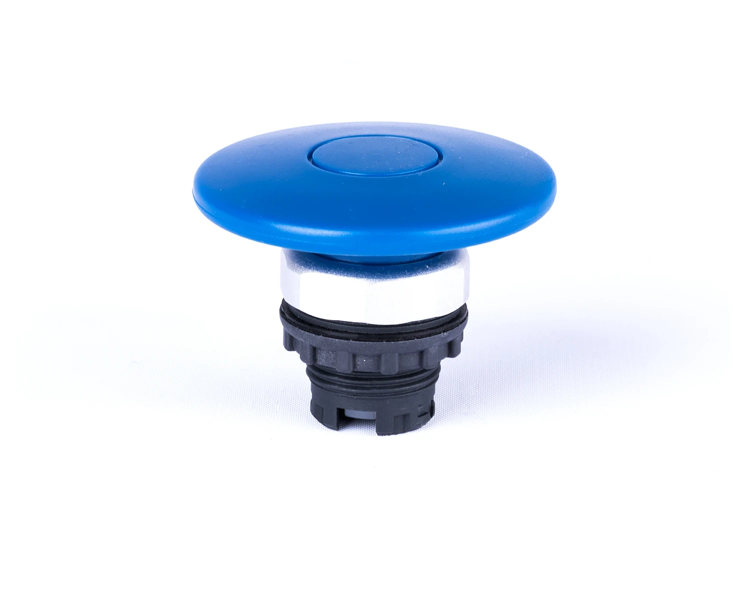 Buton ciuperca, 60 mm, cu revenire, albastru ex9p1 m6 b - noark - 105650