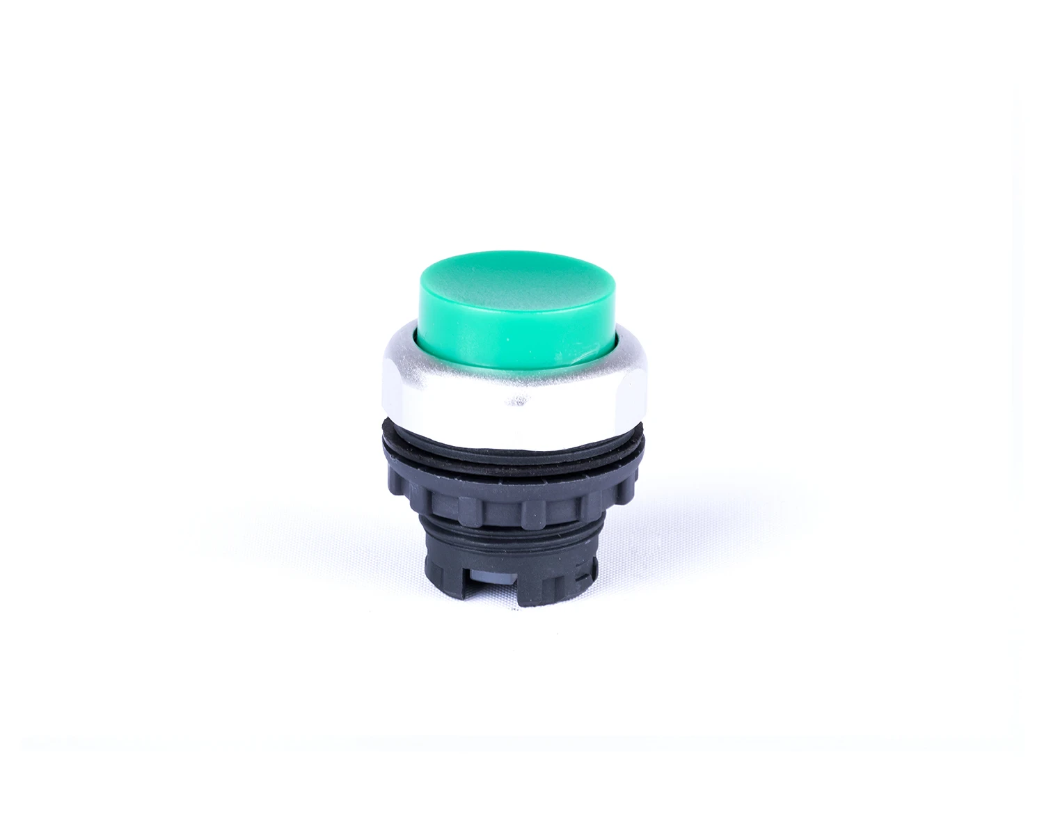 Buton inalt, cu revenire, fara inscripţionare, verde ex9p1 r g - noark - 105625