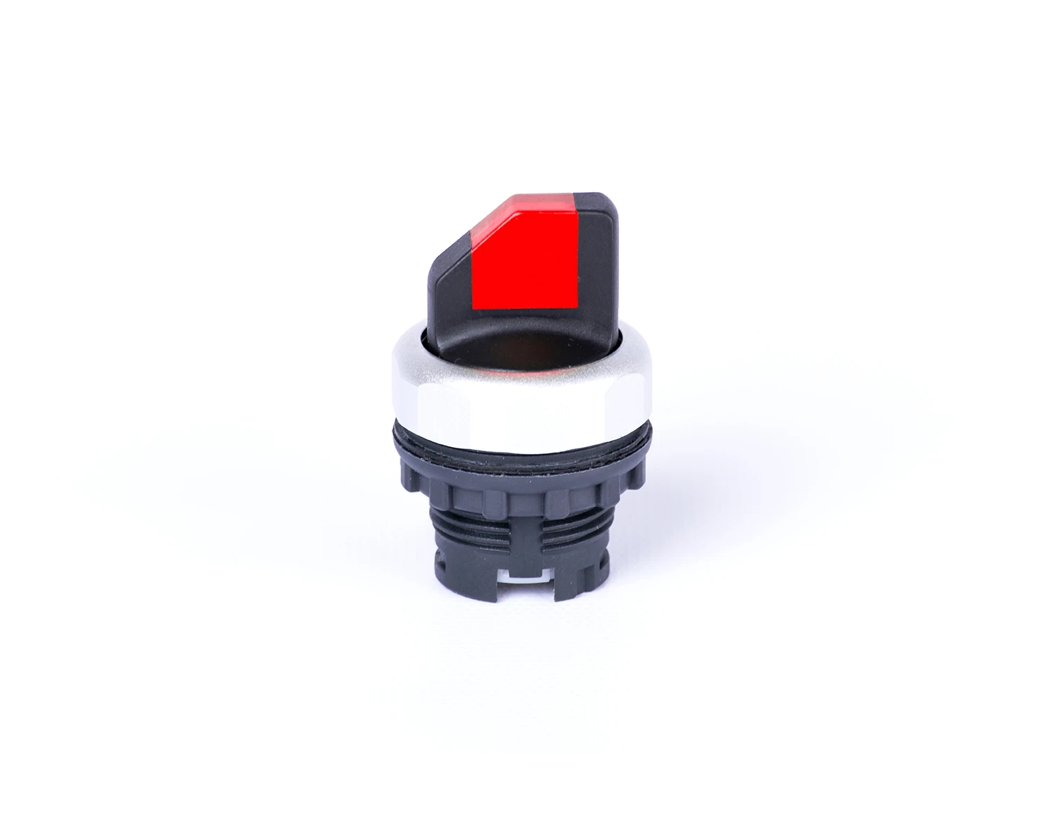 Selector 3-poziţii cu maner cu reţinere-revenire roşu Ex9P1 SMS3 r - Noark - 105547