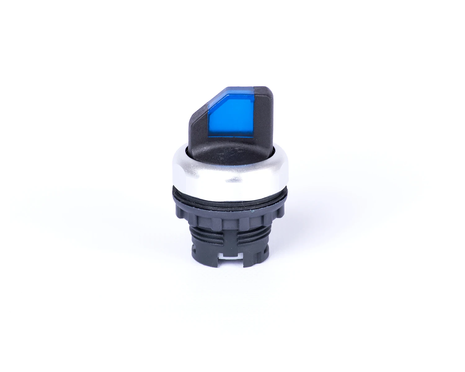 Selector 2-poziţii cu maner  cu reţinere cu indicator luminos albastru Ex9P1 SI b - Noark - 105675