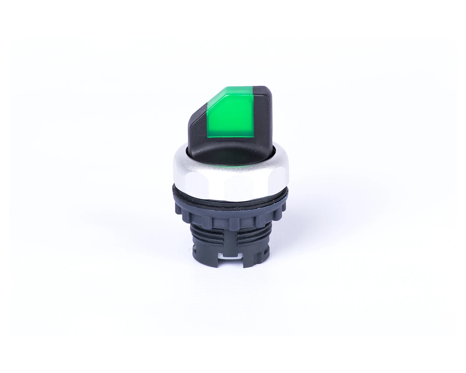 Selector 2-poziţii cu maner  cu reţinere cu indicator luminos verde Ex9P1 SI g - Noark - 105672