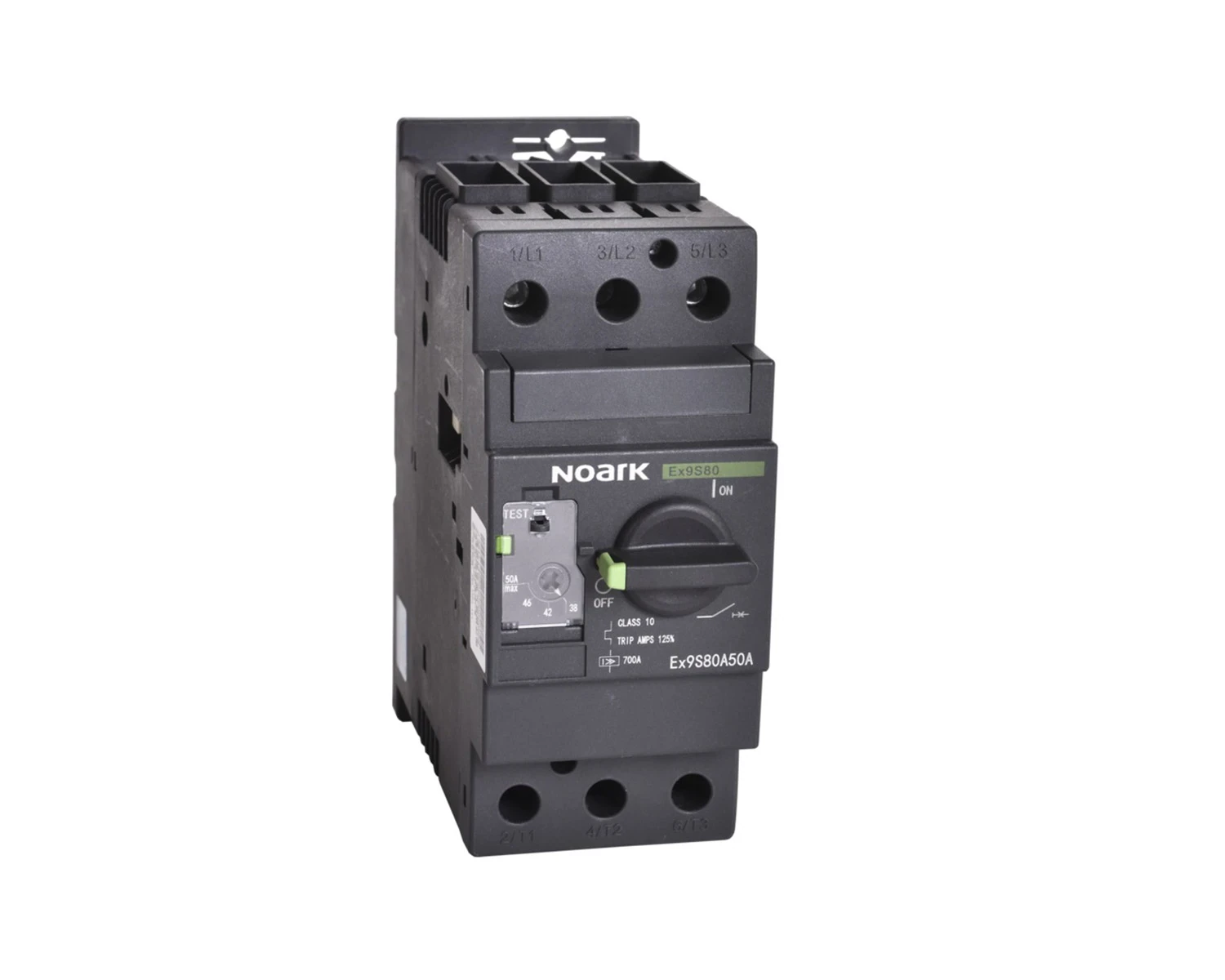 Intreruptor automat pentru protecţia motoarelor 40A Magnetic interval setare curent 30 - 40A curba de declansare B seria - Noark Ex9S80 Ex9S80A 40BM EU - 113841