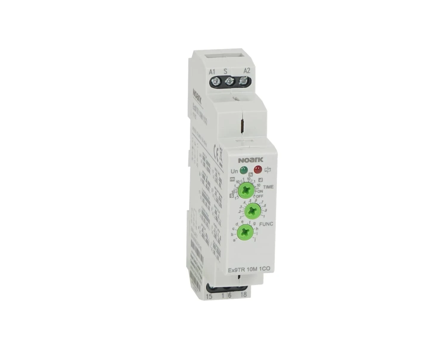 Releu de timp multifuctional, 10 functii, contact 16a, 1co 12-240v ac/dc ex9tr 10m 1co - noark - 111732