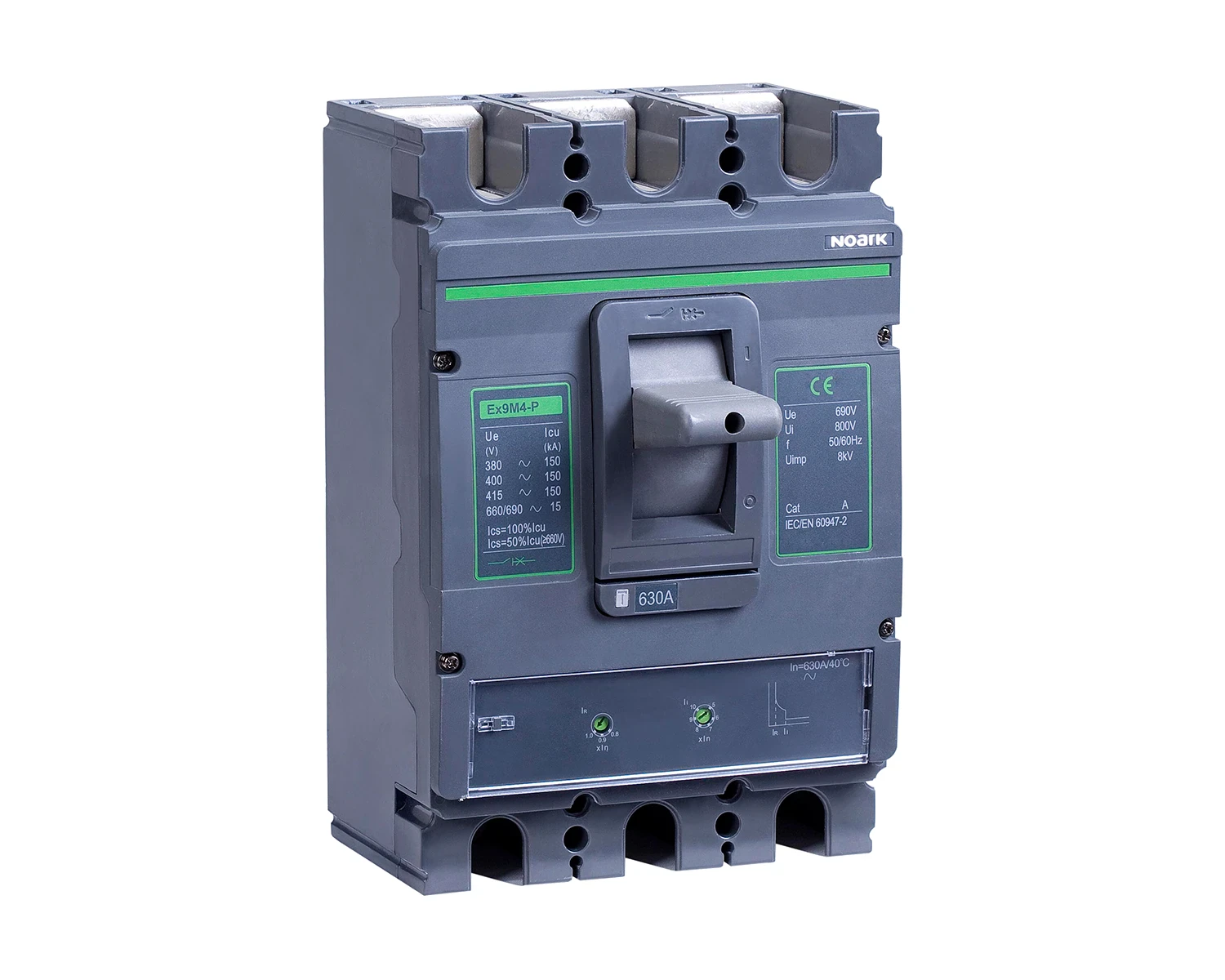 Intrerupator USOL 630A AC 3P 70kA cadru M4  - Noark Ex9M4Q TM 112025
