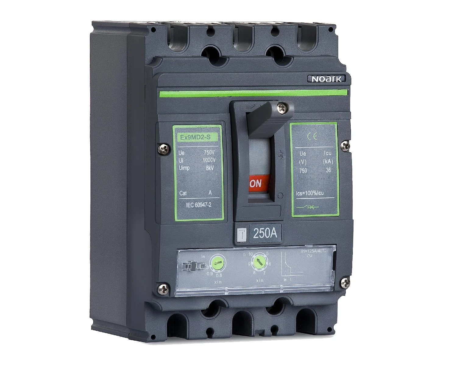 Intrerupator USOL 160A DC 3P 25kA cadru M2  - Noark Ex9MD2B TM 112622