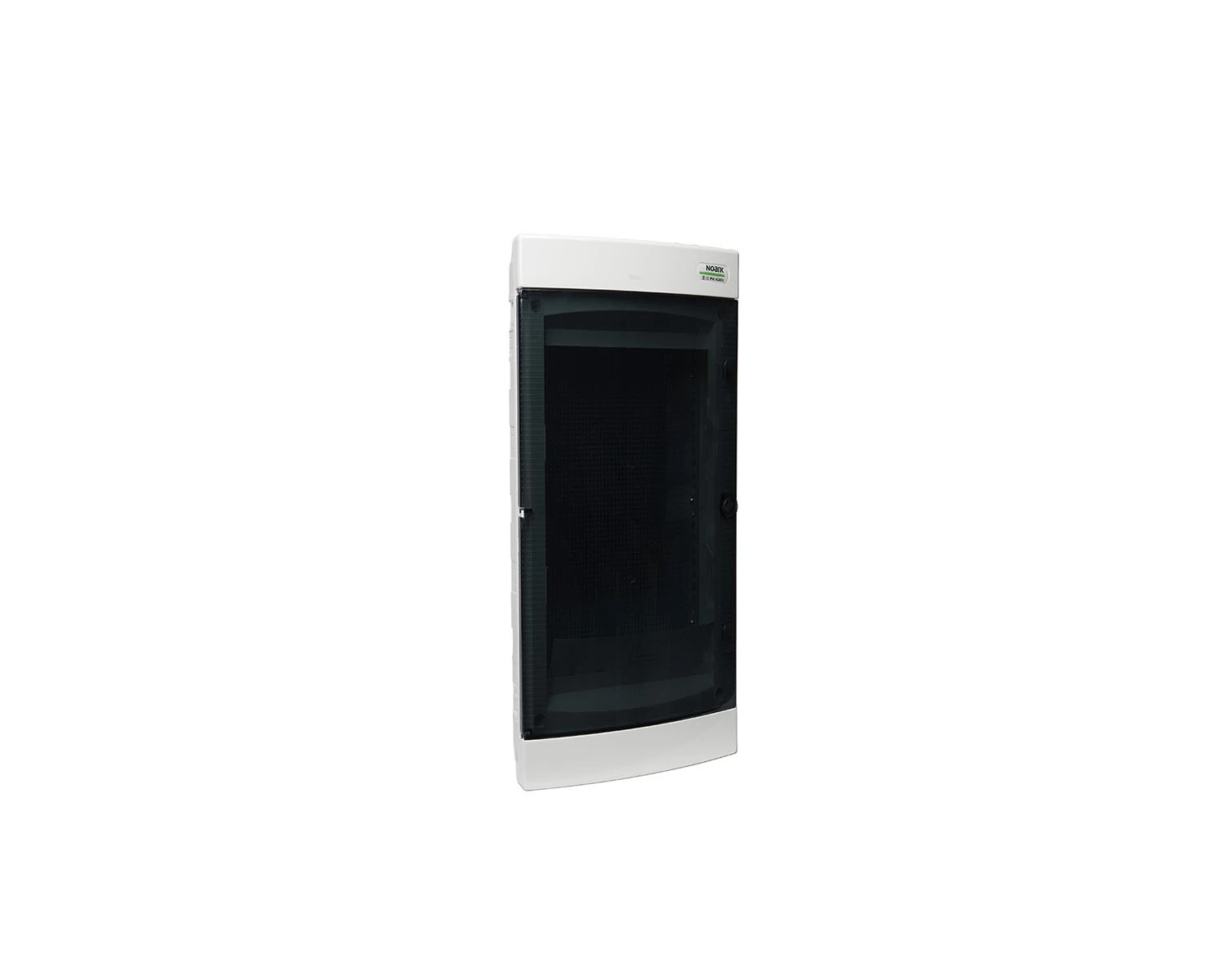 Tablou de distributie din plastic, pentru dispozitive multimedia, montare incastrata, IP40, usa transparenta, 36 module (2x18module) - PNF-MM 2x18T - Noark, 113421