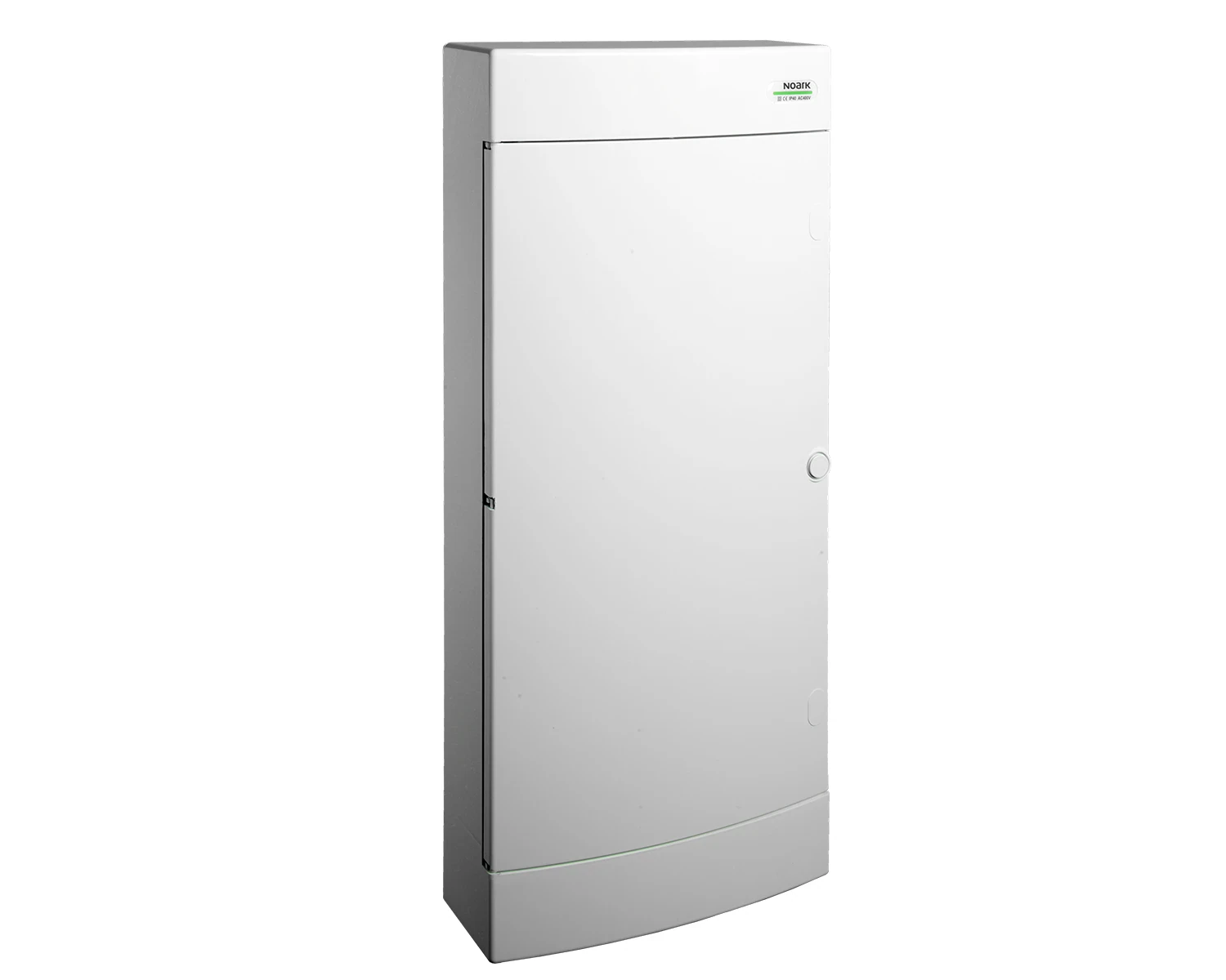 Tablou sigurante din plastic, montaj aparent, usa alba, IP40, 4 randuri, (4x18 module) - PNS 4x18W - Noark, 113272