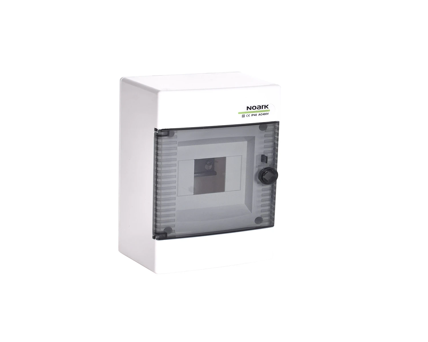 Tablou sigurante din plastic, montaj aparent, usa tranparenta, ip40, 1 rand, (4 module) - pns 4t - noark, 110815