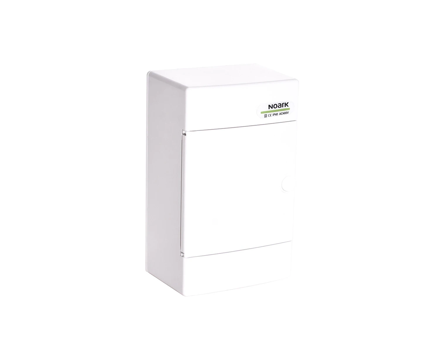 Tablou sigurante din plastic, montaj aparent, usa alba, IP40, 1 rand, (4 module) - PNS 4W - Noark, 110817