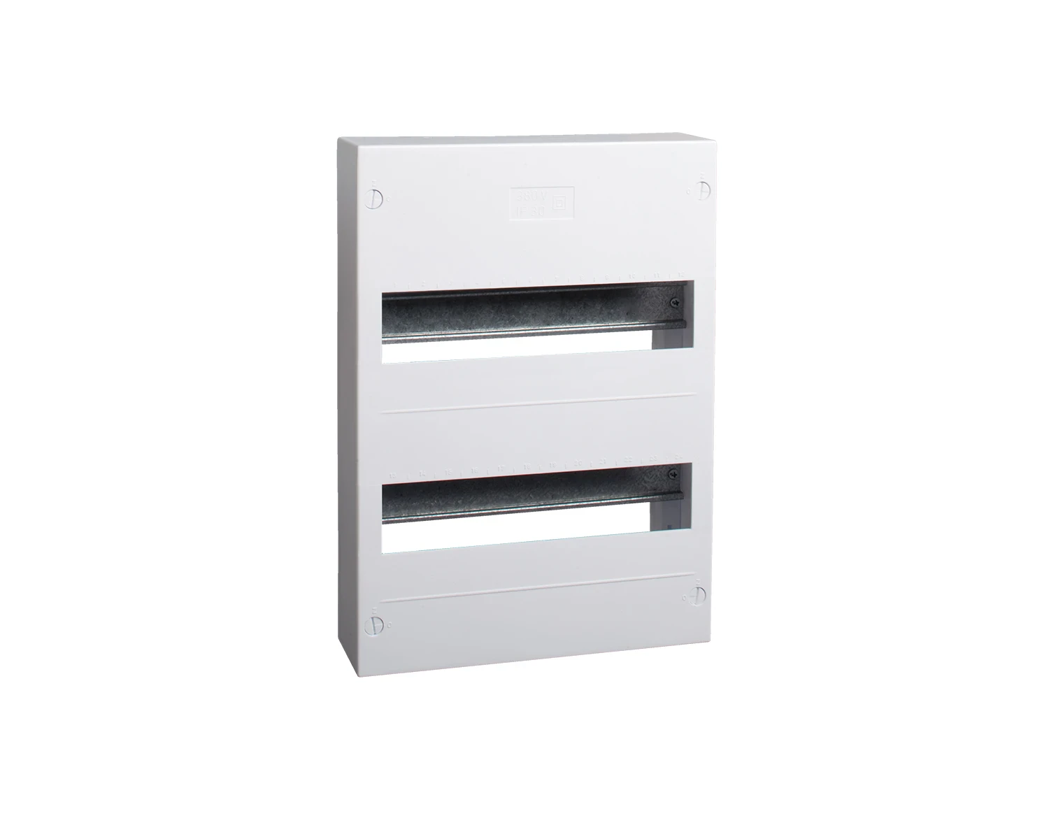 Tablou sigurante din plastic, fara usa, montaj aparent, IP30, 2 randuri, (2x12 module) - PXS 24 - Noark, 101527