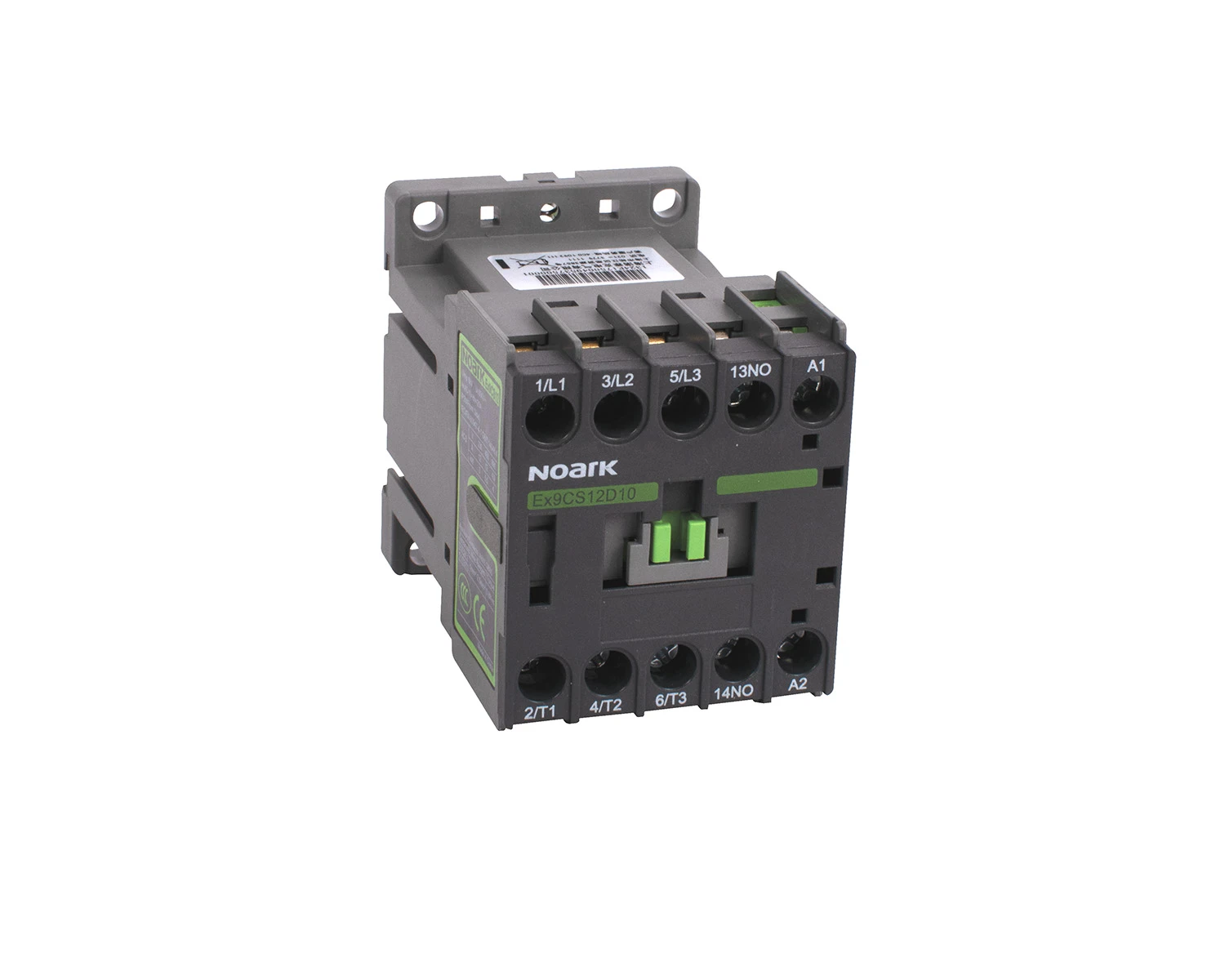 Mini-contactor 3P (3ND) 9A AC-3 tensiune bobina 24V DC aux 1 NO - Noark Ex9CS09D 116407