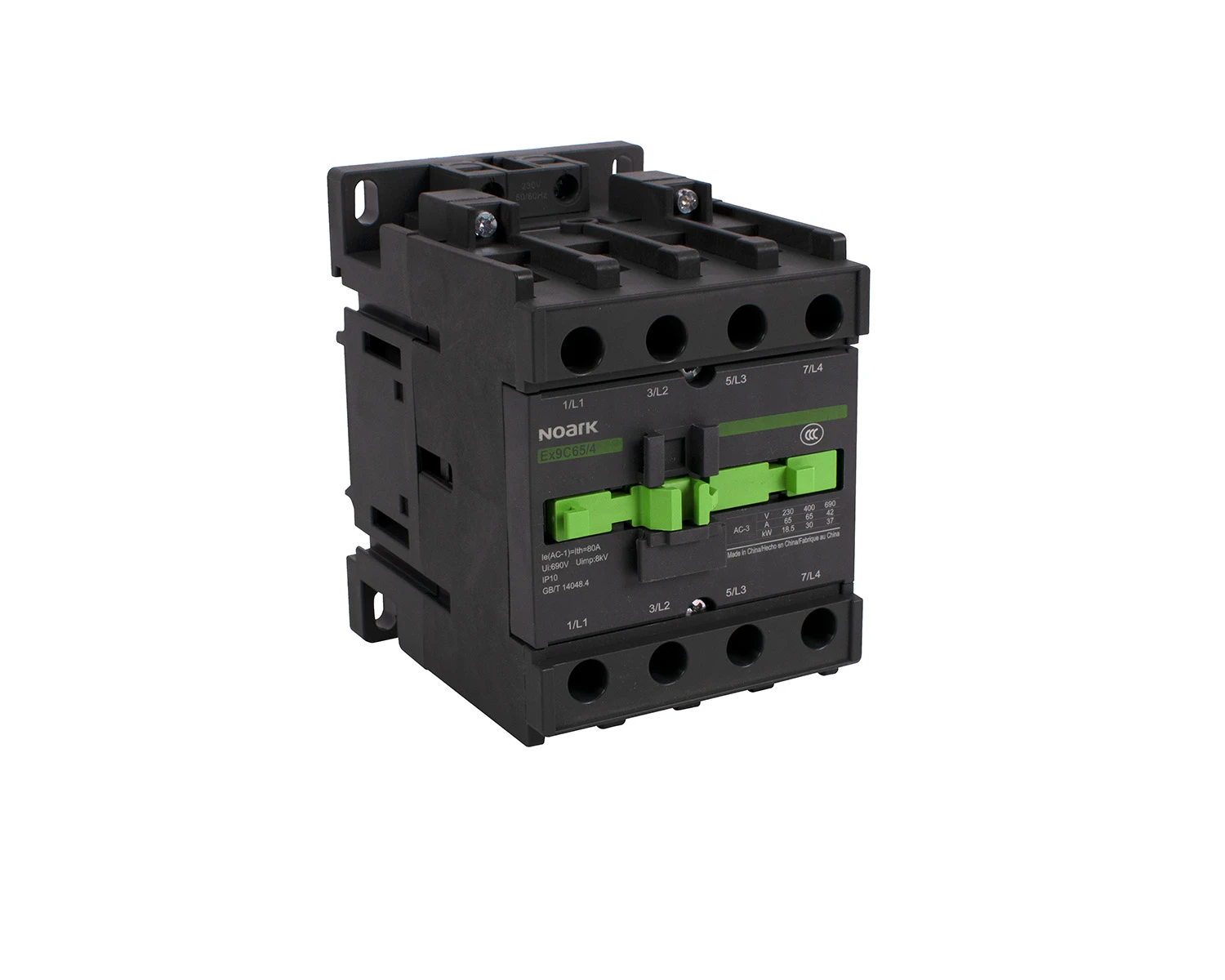 Contactor 4P (4ND) 50A AC-3 tensiune bobina 415V AC - Noark Ex9C50 116756