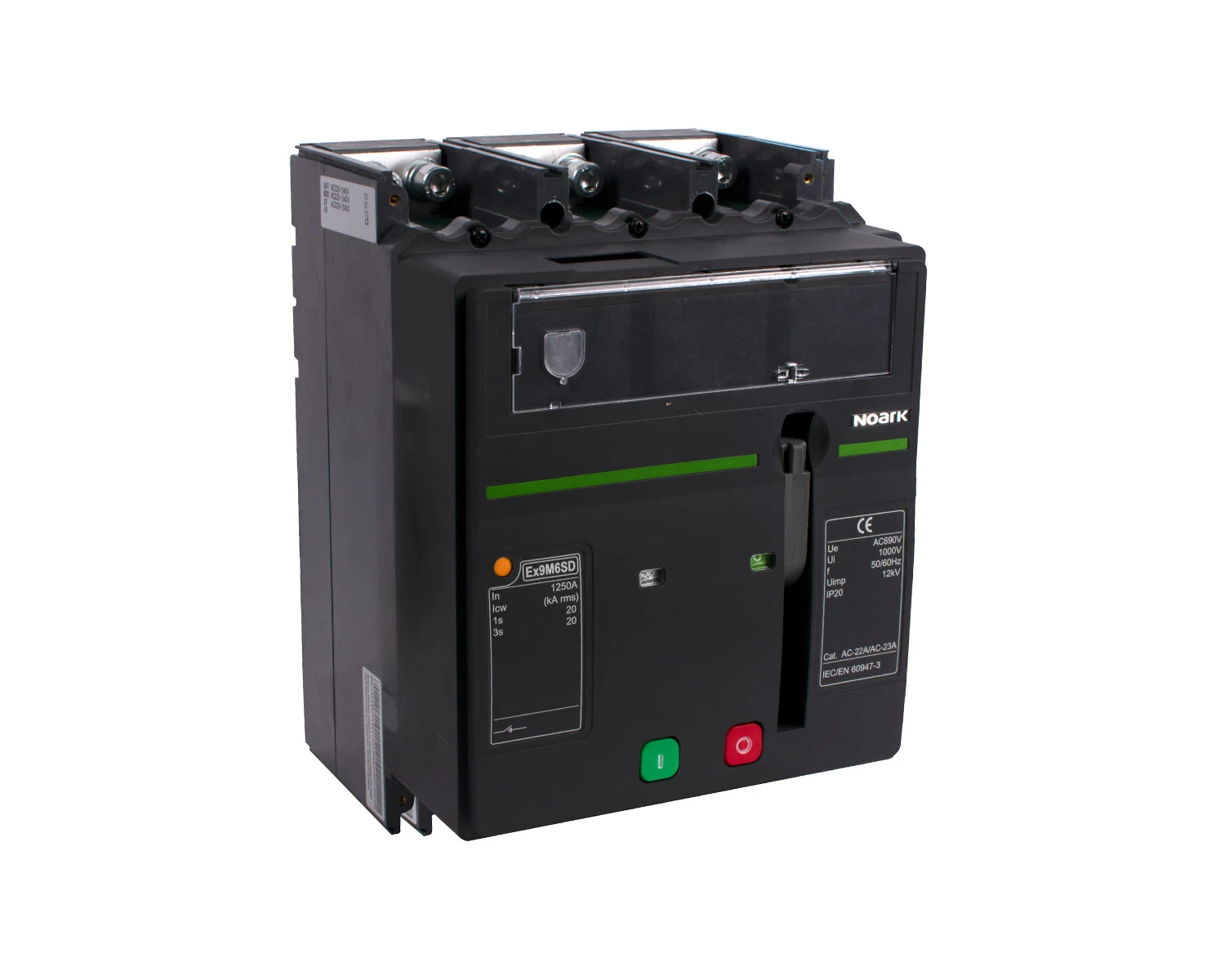 Separator de sarcina 1600A AC 3P Cu motor actionare de la distanta 230V AC cadru M6  - Noark Ex9M6SD 116254